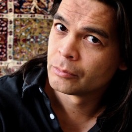 a close up of a person