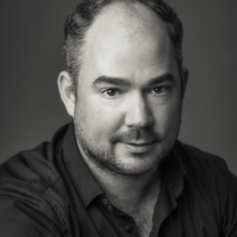 a man looking at the camera