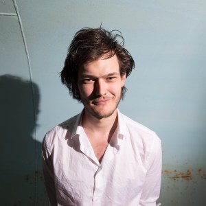 a man smiling for the camera