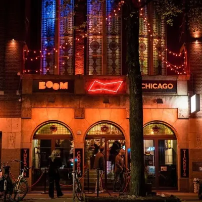 Boom Chicago in the evening